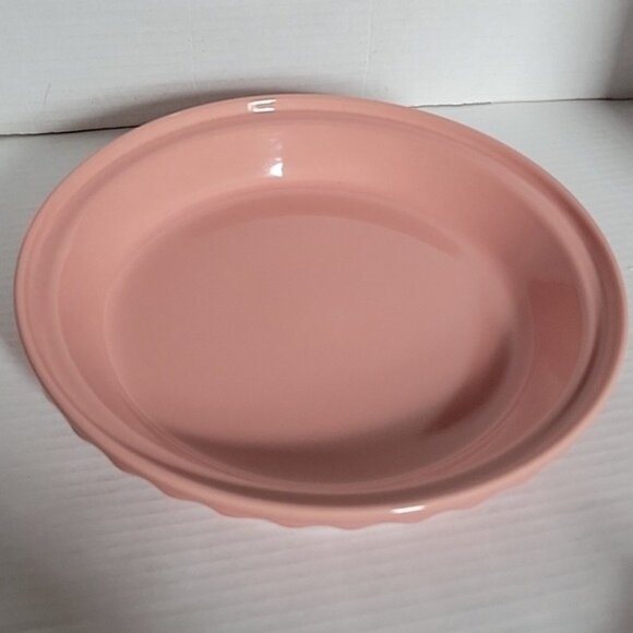 Fiestaware Fiesta CERAMIC Pie Plate Deep Dish Baker Baking Bake Bakeware Peony - Picture 8 of 17